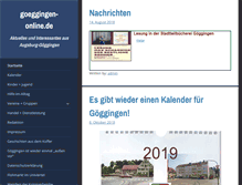 Tablet Screenshot of goeggingen-online.de
